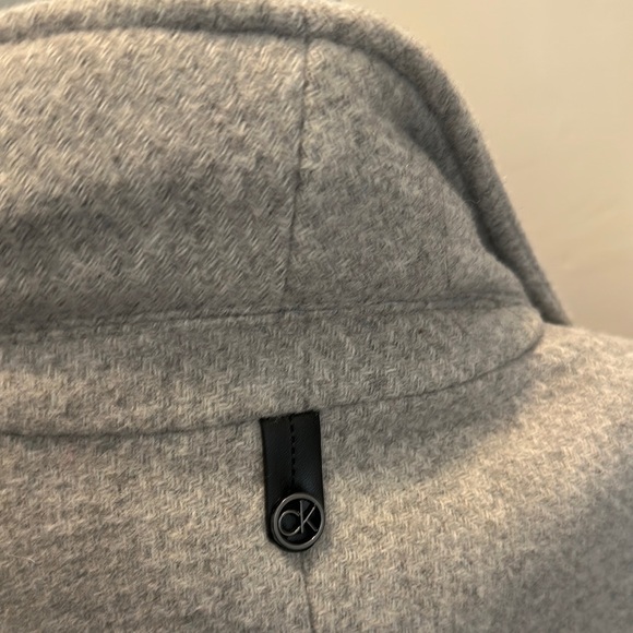 Calvin Klein Gray Belted Coat NWOT - Picture 9 of 9